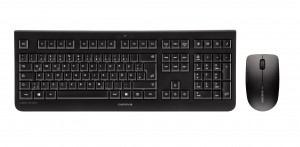 muis/toetsenbord draadloos CHERRY DW 3000 RF AZERTY BELGIAN BLACK