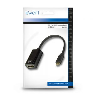 Ewent USB-C naar HDMI female adapter, 4K