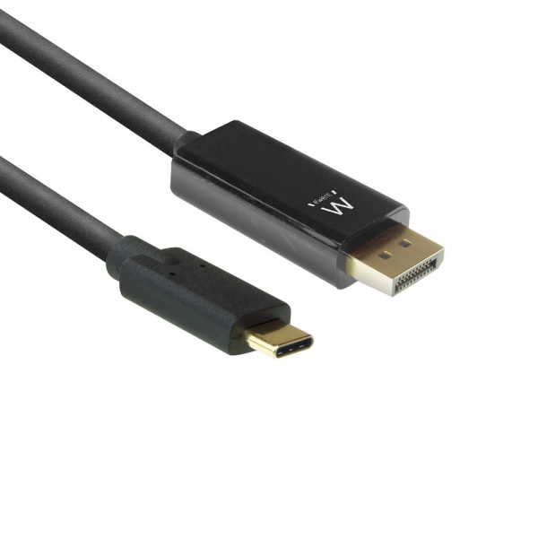 Ewent USB-C naar DisplayPort male kabel 2,0m 4K @ 60Hz