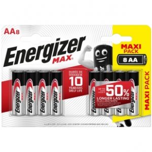 Batterijen Energizer Max AA 6+2 free