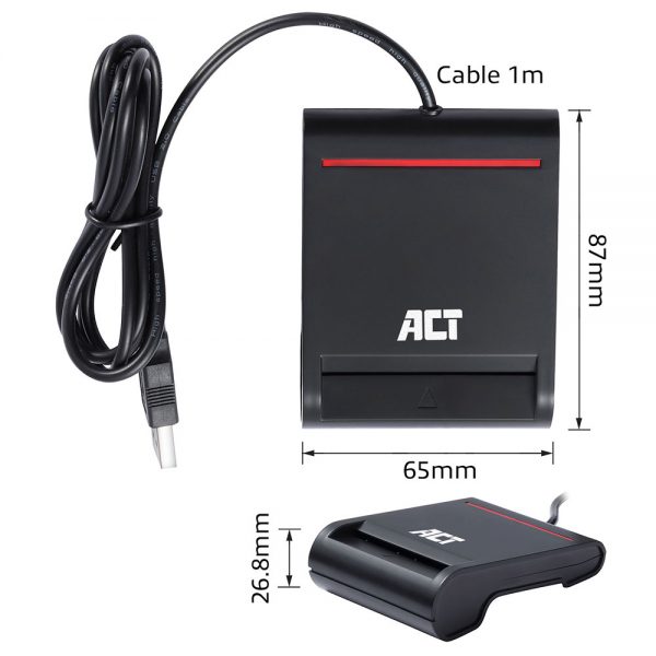 ACT Externe USB 2.0 Smartcard eID Apple/PC