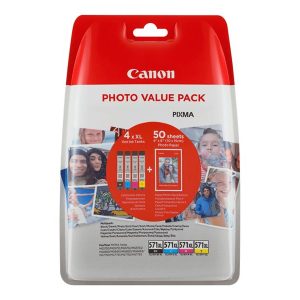 Inkt Canon CLI-571XL C/M/Y/BK (10,8ml)