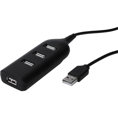 USB-hub Assmann Digitus External - Black - 4 Total USB Port 2.0