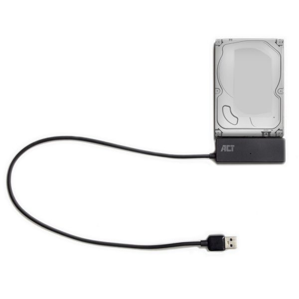 Docking ACT 2,5" en 3,5" SATA HDD SSD naar USB 3.2 Gen1 adapterkabel