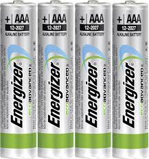 Batterij Energizer Hightech AAA Eco Advanced/Max Plus (4stuks)