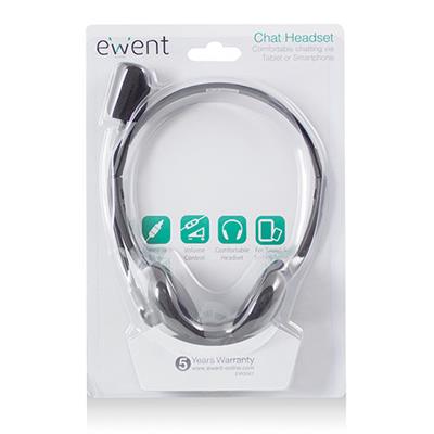 headset Ewent 1x jack headset+mic ew3567