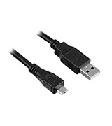 Ewent micro USB 2.0 Ewent 1m kabel, USB A naar USB 2.0 B male