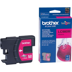 Inkt Brother LC980 Magenta (260 pages)