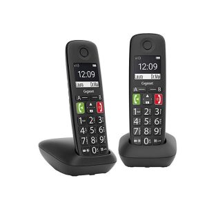 Vaste Telefonie Gigaset A290 draadloze telefoon Duo black grote toetsen