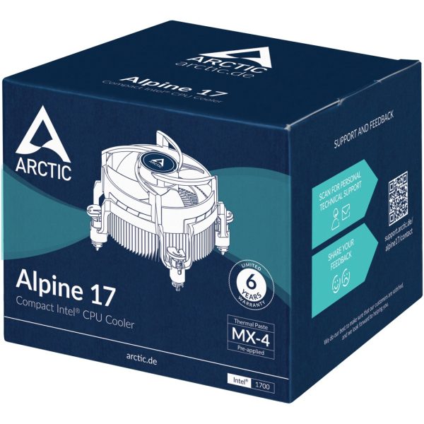 CPU Cooler Arctic PRO K CPC Intel Alpine 17 LGA1700