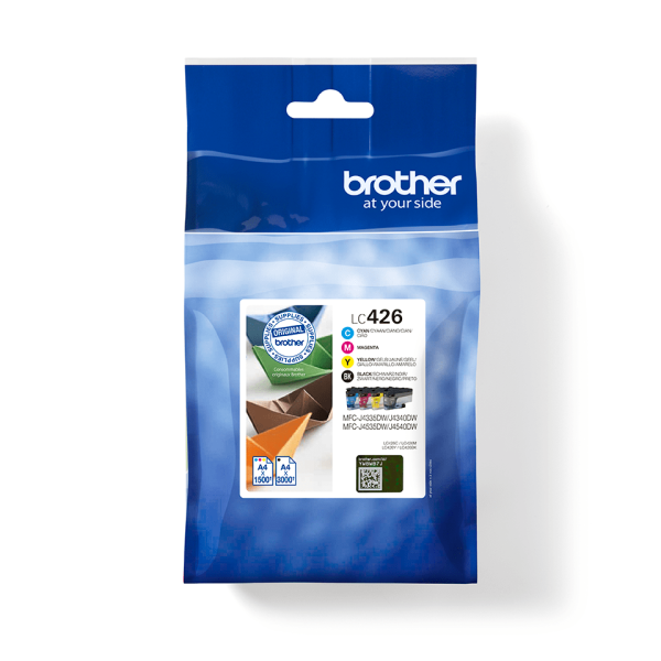 Inkt Brother LC-426VAL Value Pack (3000p zw, 1500p kleur)