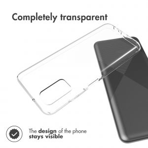Accezz Clear Backcover voor de Samsung Galaxy A03s - Transparant