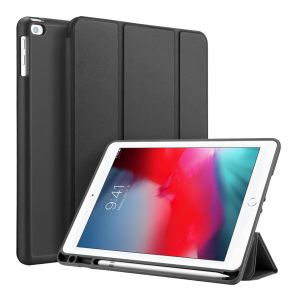 Accezz Smart Silicone Bookcase voor de iPad (2018) / (2017) / Air (2) - Zwart