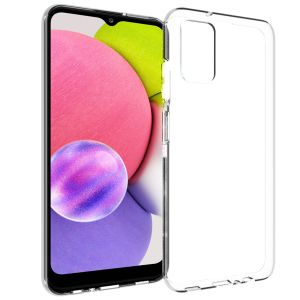 Accezz Clear Backcover voor de Samsung Galaxy A03s - Transparant