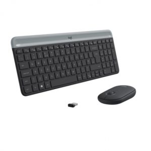 Muis/toetsenbord Logitech Wireless Desktop MK470 BE