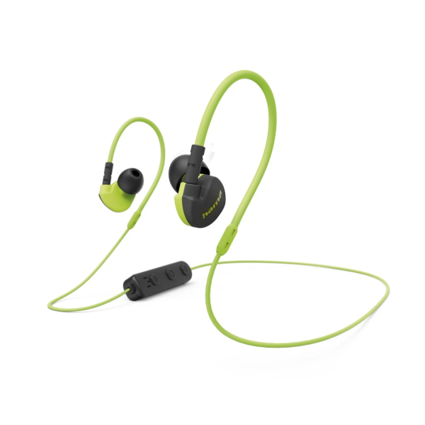 Oortjes Hama Bluetooth®Freedom Athletics, in-ear, microfoon, zwart/geel