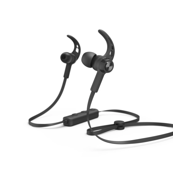 Audio oortjes Hama Bluetooth®Freedom Run in-ear, microfoon, ear-hook, zwart