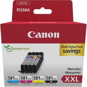 Inkt Canon CLI-581XXL Kit Value 4 Pack