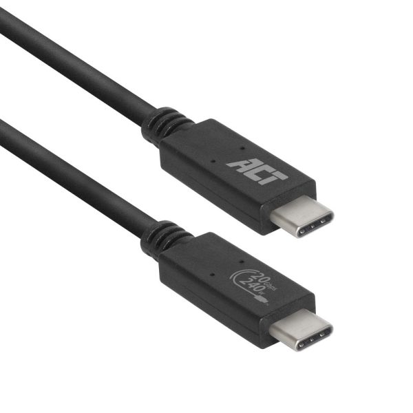 ACT USB-C naar USB-C Thunderbold 3, 1m 240W